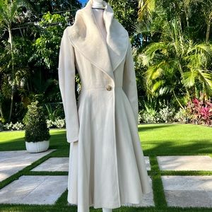 Giannini Versace Vintage Cashmere Shawl Coat 1999 collection